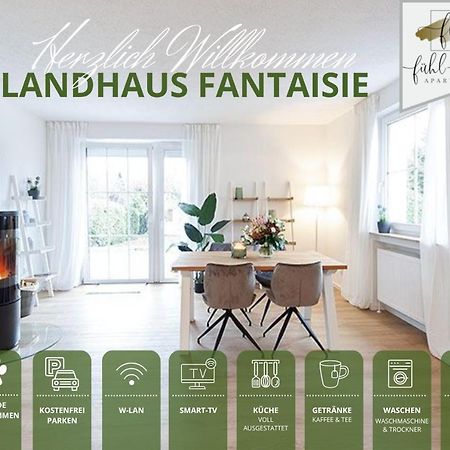 Ferienhaus Fantaisie - Wohnen Nahe Schlosspark -Stadtgrenze Bayreuth Fuer 1-5 Pers, Hunde Willkommen, Voll Eingezaeunt Eckersdorf Luaran gambar