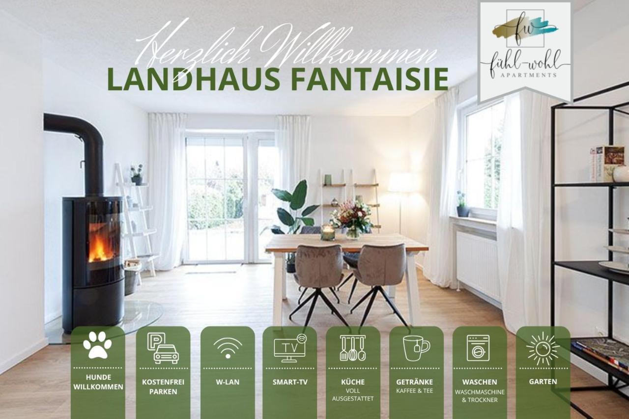 Ferienhaus Fantaisie - Wohnen Nahe Schlosspark -Stadtgrenze Bayreuth Fuer 1-5 Pers, Hunde Willkommen, Voll Eingezaeunt Eckersdorf Luaran gambar